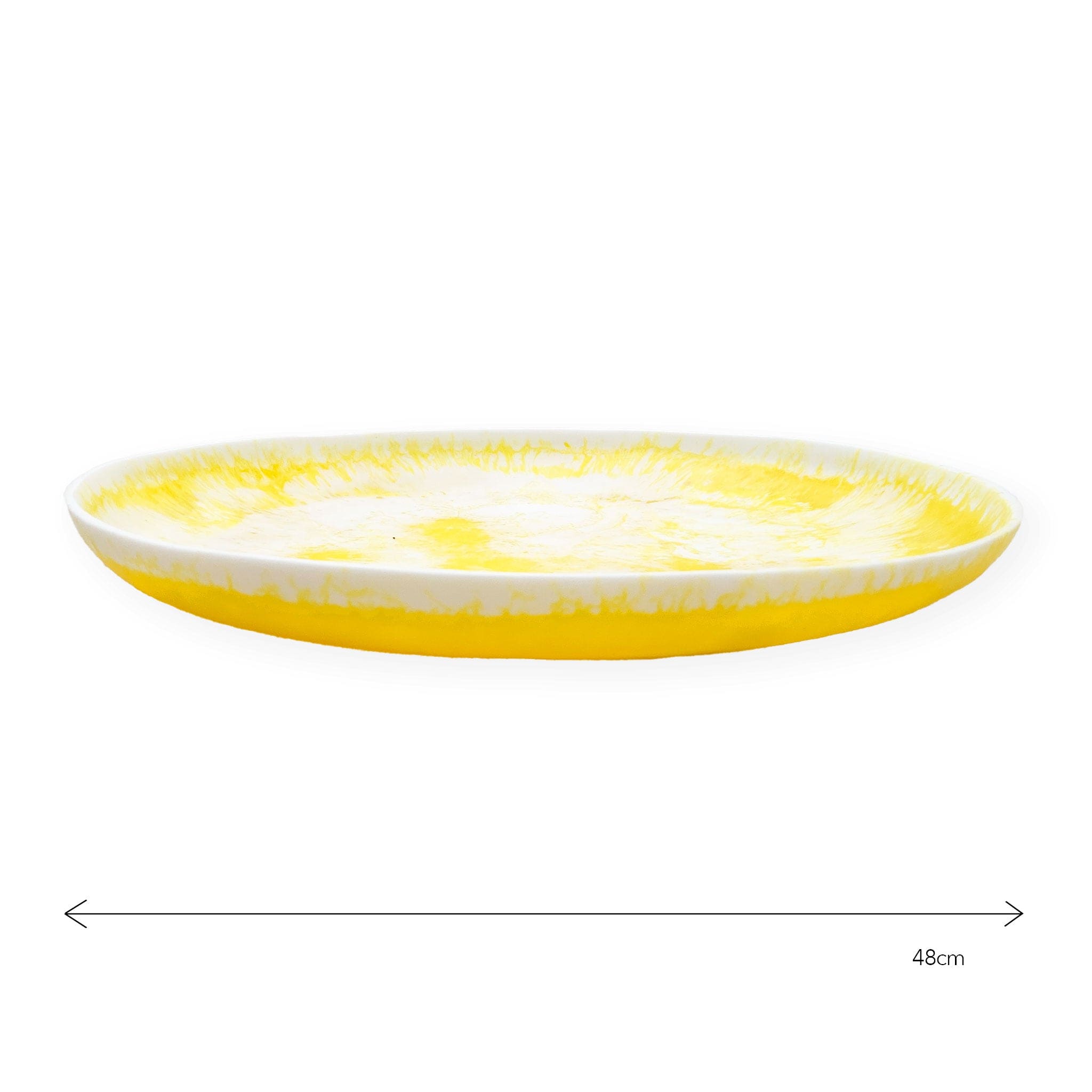 Extra Large Resin Swirl Serving Tray with Daisy Design - Perfect for Charcuterie, Party Appetizers & Home Decor