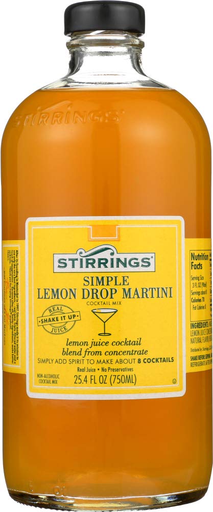 Mixer Lemon Drop Cocktail (6 Bottles) 25.4oz - Perfect for Parties, Bars & Home Mixology | Premium Cocktail Mixer for Refreshing Lemon Drop Martinis