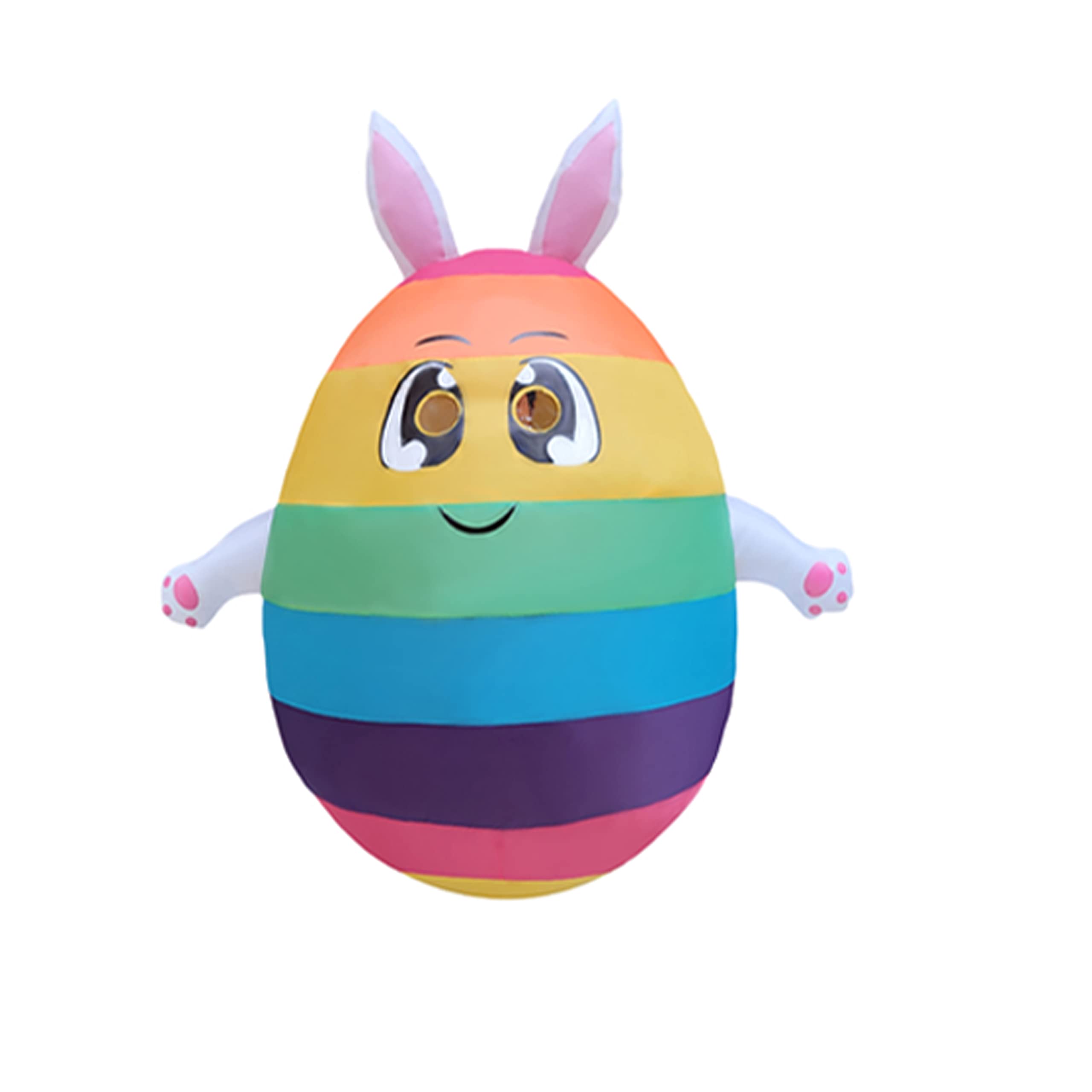 Easter Bunny Inflatable Costume for Adults - Funny Blow-Up Egg Costume for Easter Parades, Parties & Festivals | Perfect for Easter Celebrations, Themed Events & Photo Booths