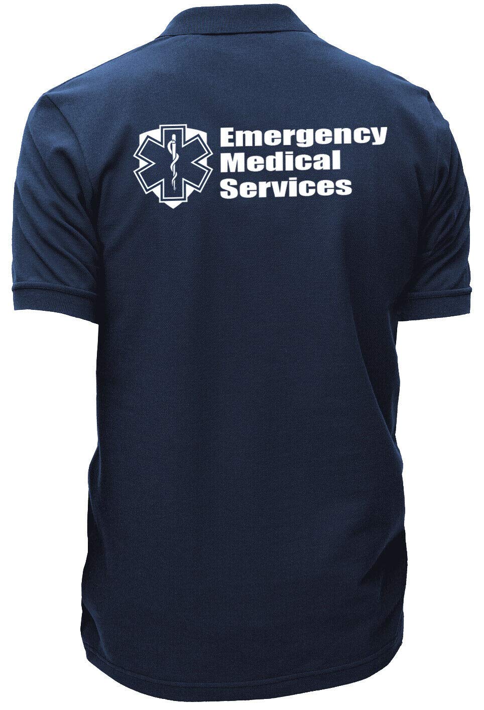 Smart EMS DryBlend Polo Shirt for EMT & First Responders - Moisture-Wicking, Breathable Work Uniform for Emergency Medical Technicians, Firefighters & Paramedics - Perfect for EMS Duty, Rescue Operations & Medical Field Work