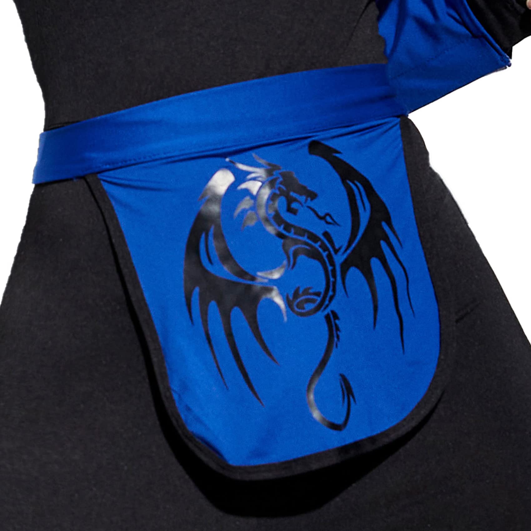 Women's Ninja Costume Set with Mask & Sai - MISS FANTASY Halloween Cosplay Outfit for Parties, Anime Conventions & Themed Events