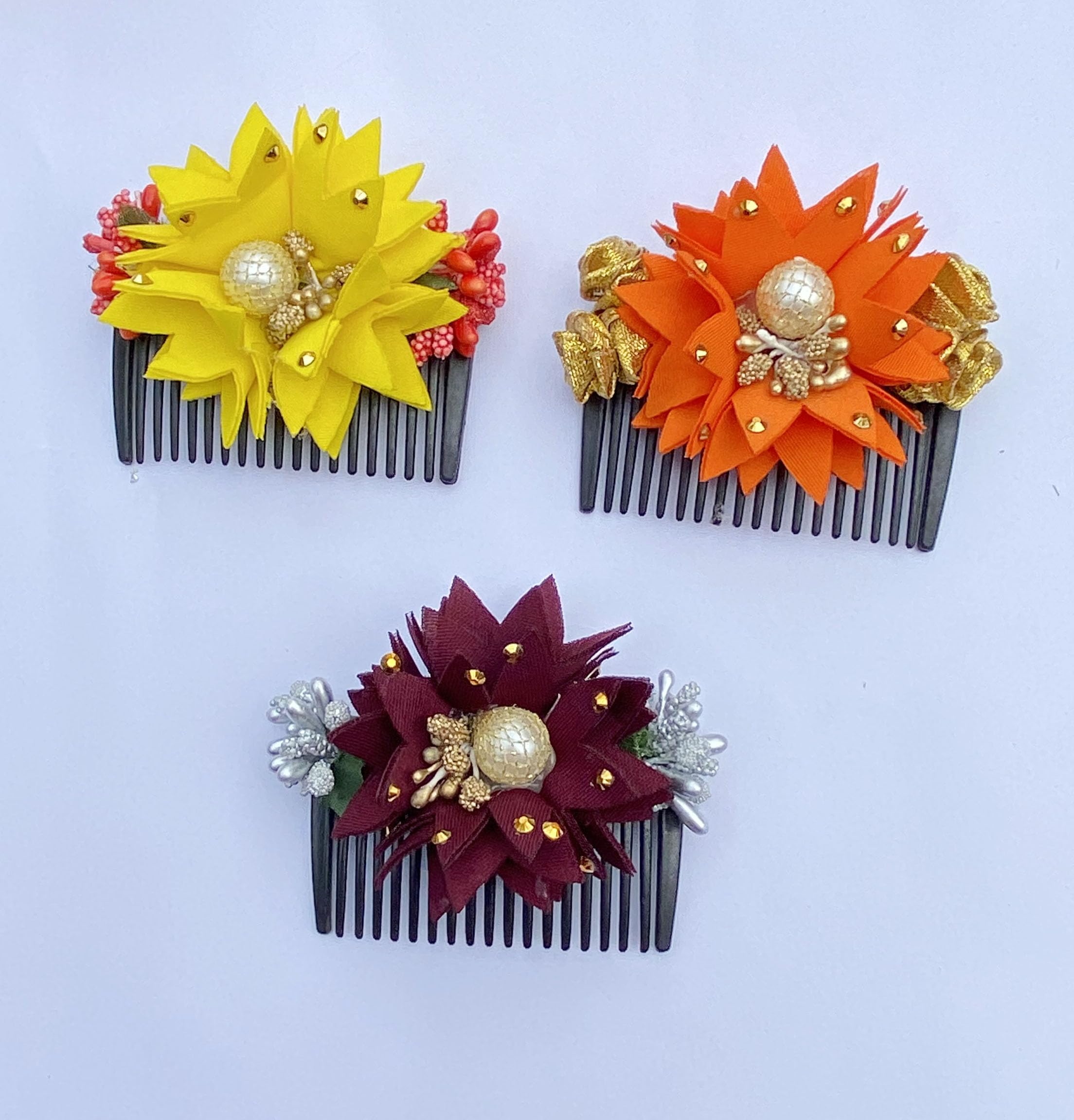 Vinshbond Elegant Hair Comb Set - 3 Pack Bridal Hair Accessories for Women & Girls, Perfect for Weddings, Prom, Parties & Special Occasions