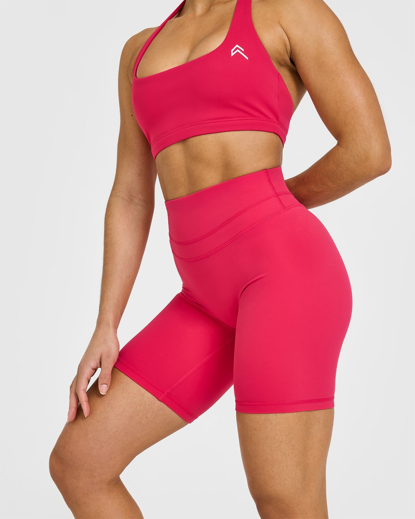 Unified Cycling Shorts 8 | Berry Bloom - Comfortable Bike Shorts for Women & Men - Perfect for Road Cycling, Mountain Biking & Indoor Training