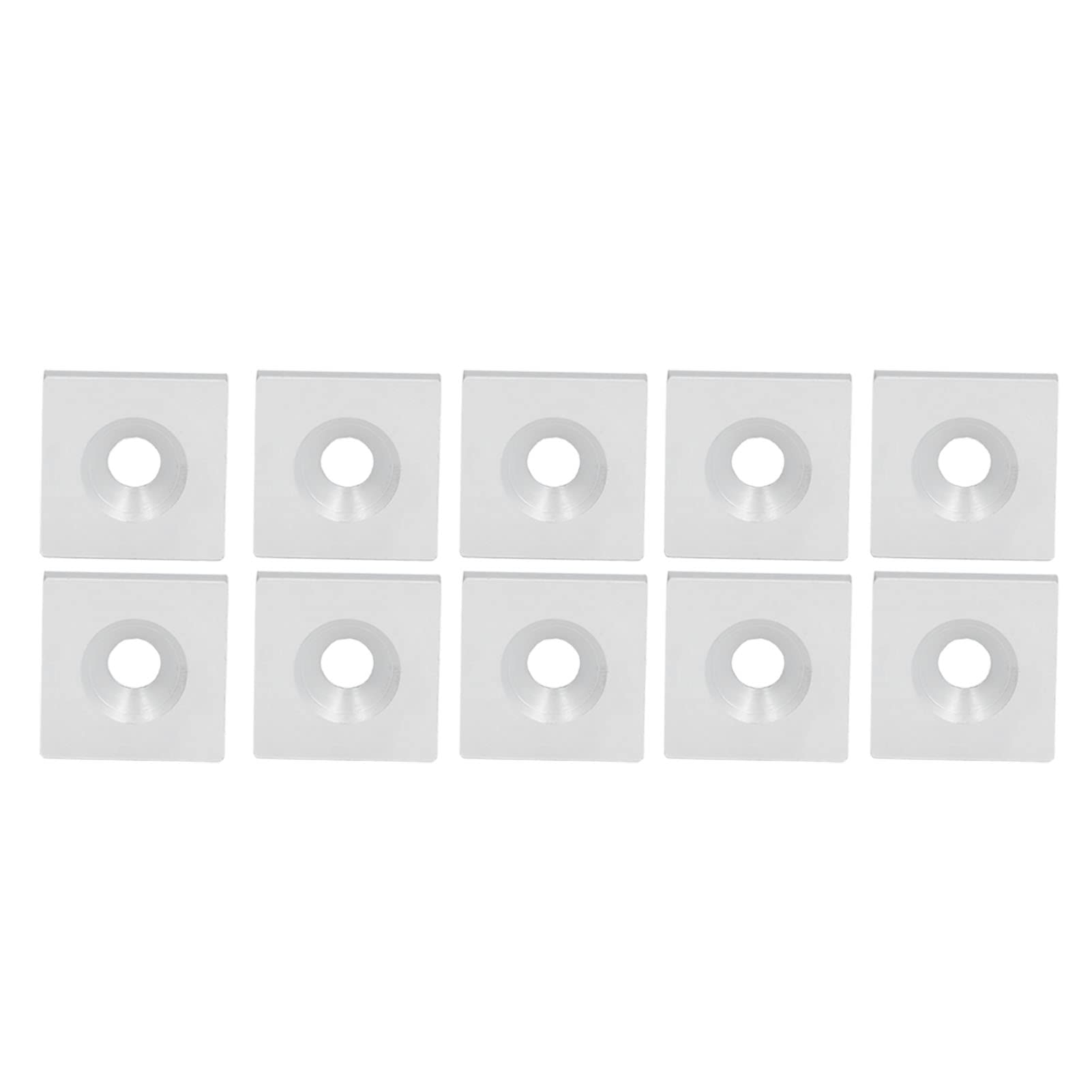Durable Aluminum Alloy Channel System End Caps for 3D Printers - Standard Design Wide Compatibility (Silver) | Perfect for 3D Printer Frame Protection & Dust Prevention
