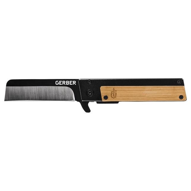 Premium Quadrant Everyday Carry (EDC) Knife with Bamboo Handle - Compact, Durable & Sharp for Outdoor Adventures, Camping & Daily Tasks