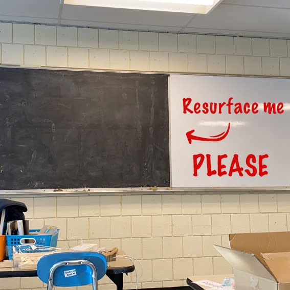 Whiteboard Resurfacing Kit 4'x6' - Restore Chalkboard & Whiteboard Surface - DIY Board Refinishing Solution for Classrooms, Offices & Home Use