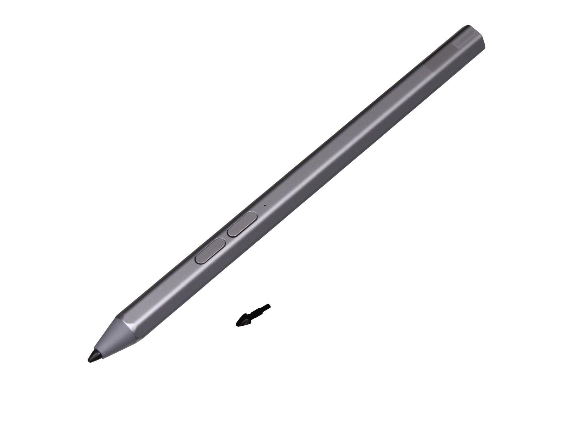 Original Lenovo Precision Pen 2 Stylus (Grey) for Tab P11 (ZA7R), P11 Gen 2 (TB350FU), P11 Plus (TB-J616F/X), Yoga Tab 11 - Digital Drawing, Note Taking & Creative Work on Android Tablets