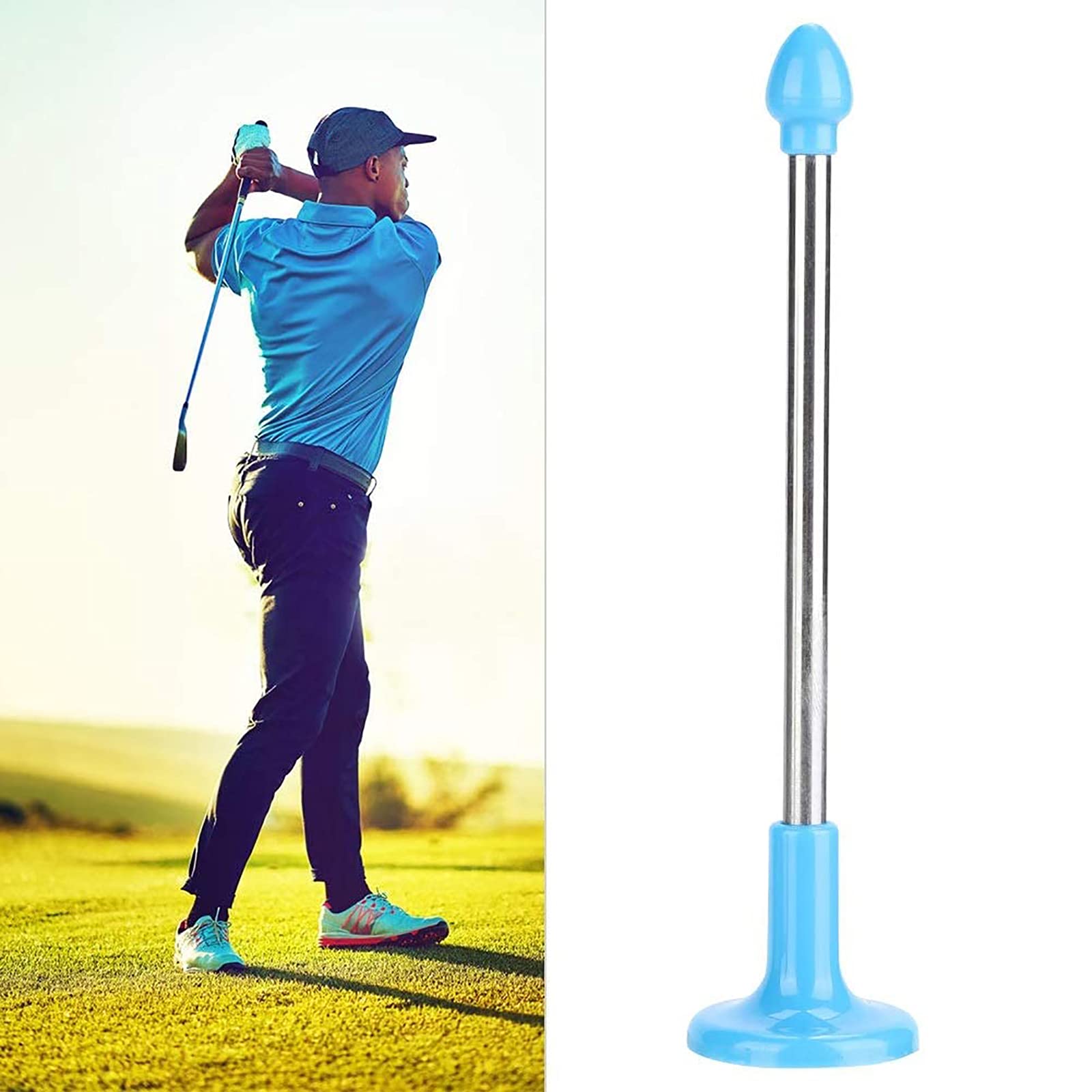 **Magnetic Golf Alignment Sticks - Golf Club Training Aid for Swing Alignment & Shot Visualization | Perfect for Driving Range & Practice Sessions**