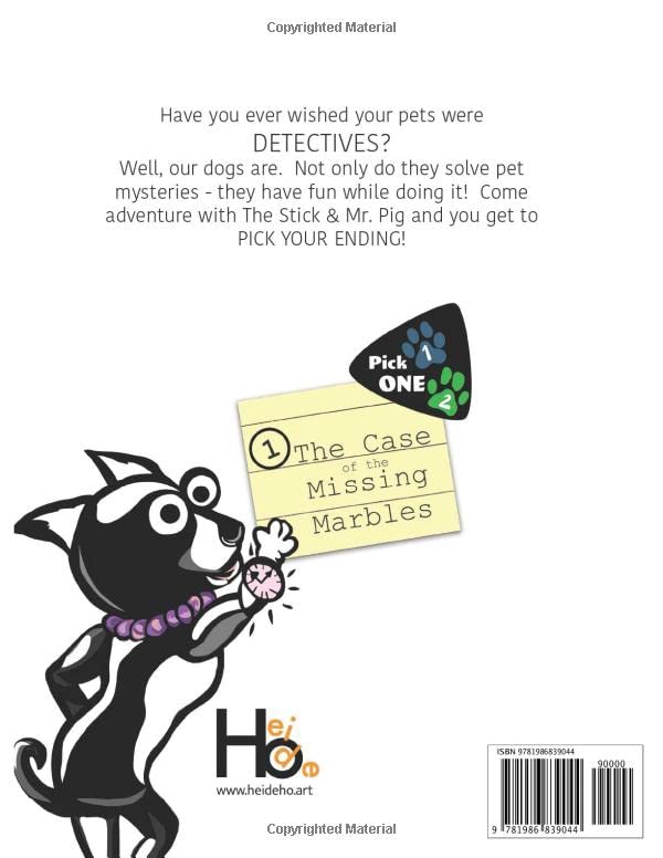 The Stick & Mr. Pig: The Case of the Missing Marbles - Children's Mystery Book for Early Readers | Fun Bedtime Story & Classroom Reading Adventure