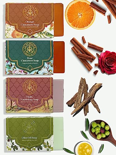 Olive, Oudh, Rose Cinnamon, Orange Cinnamon