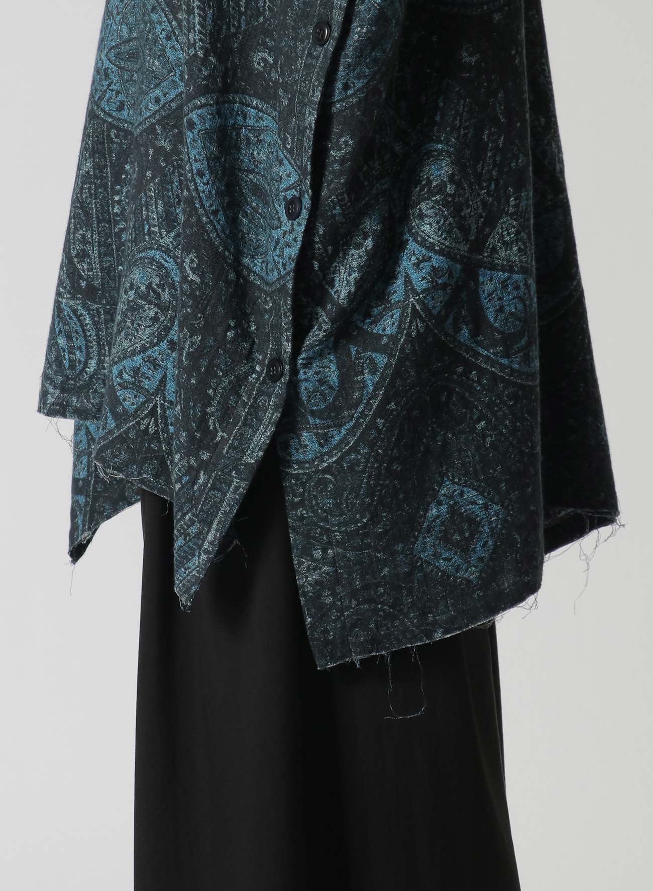 Stylish Cotton Gauze Blouse with Indian Jacquard Print - Perfect for Boho Chic, Casual Outfits & Summer Fashion