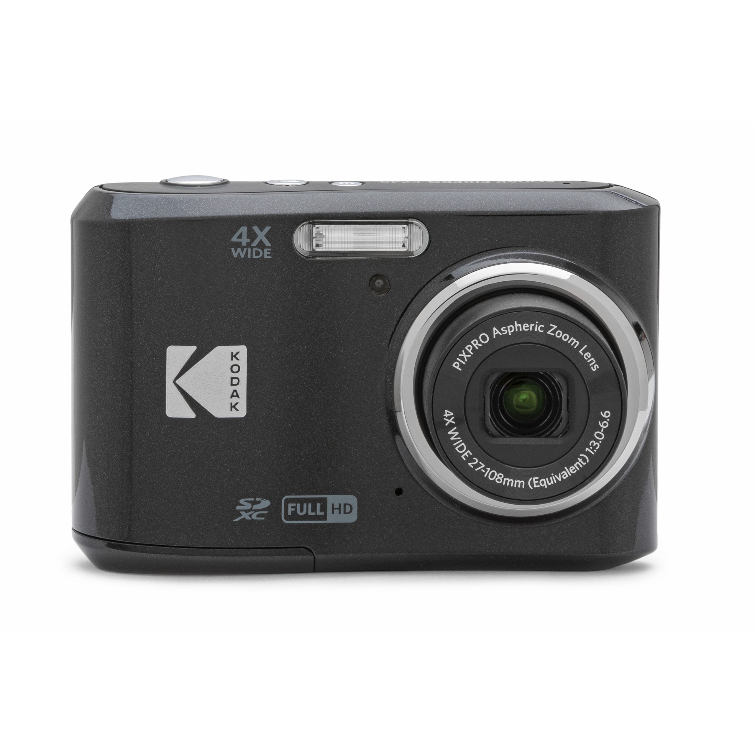 Kodak PIXPRO FZ45 16MP Digital Camera with 4X Optical Zoom & 1080P HD Video - Black - Perfect for Travel, Vlogging, and Family Photography