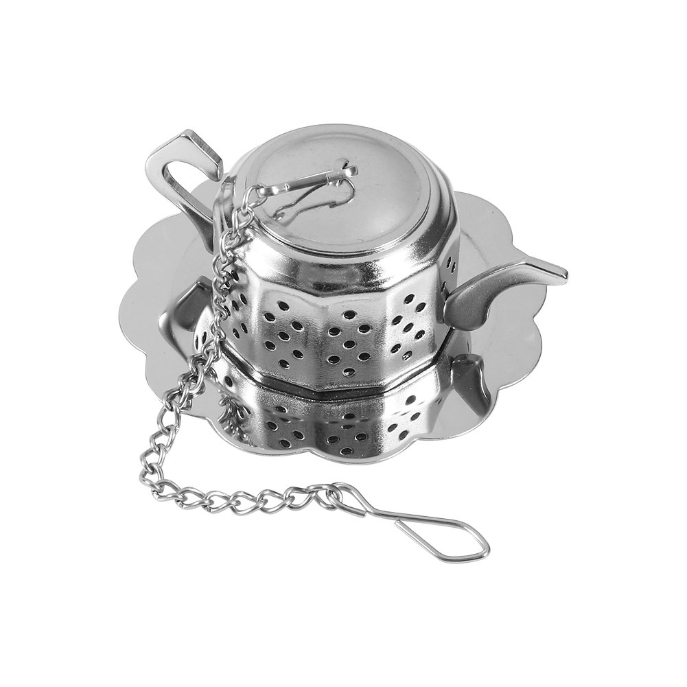 Premium Stainless Steel Tea Infuser & Strainer - Fine Mesh Loose Leaf Tea Filter, Herbal Spice Diffuser - Perfect for Teapots, Mugs & Travel Use