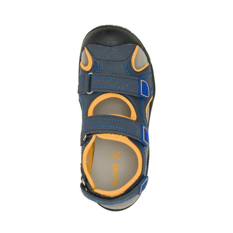 Kamik Seaturtle 2 Big Kids' Waterproof Sandals - Comfortable & Durable Beach, Pool & Outdoor Play Shoes for Boys & Girls