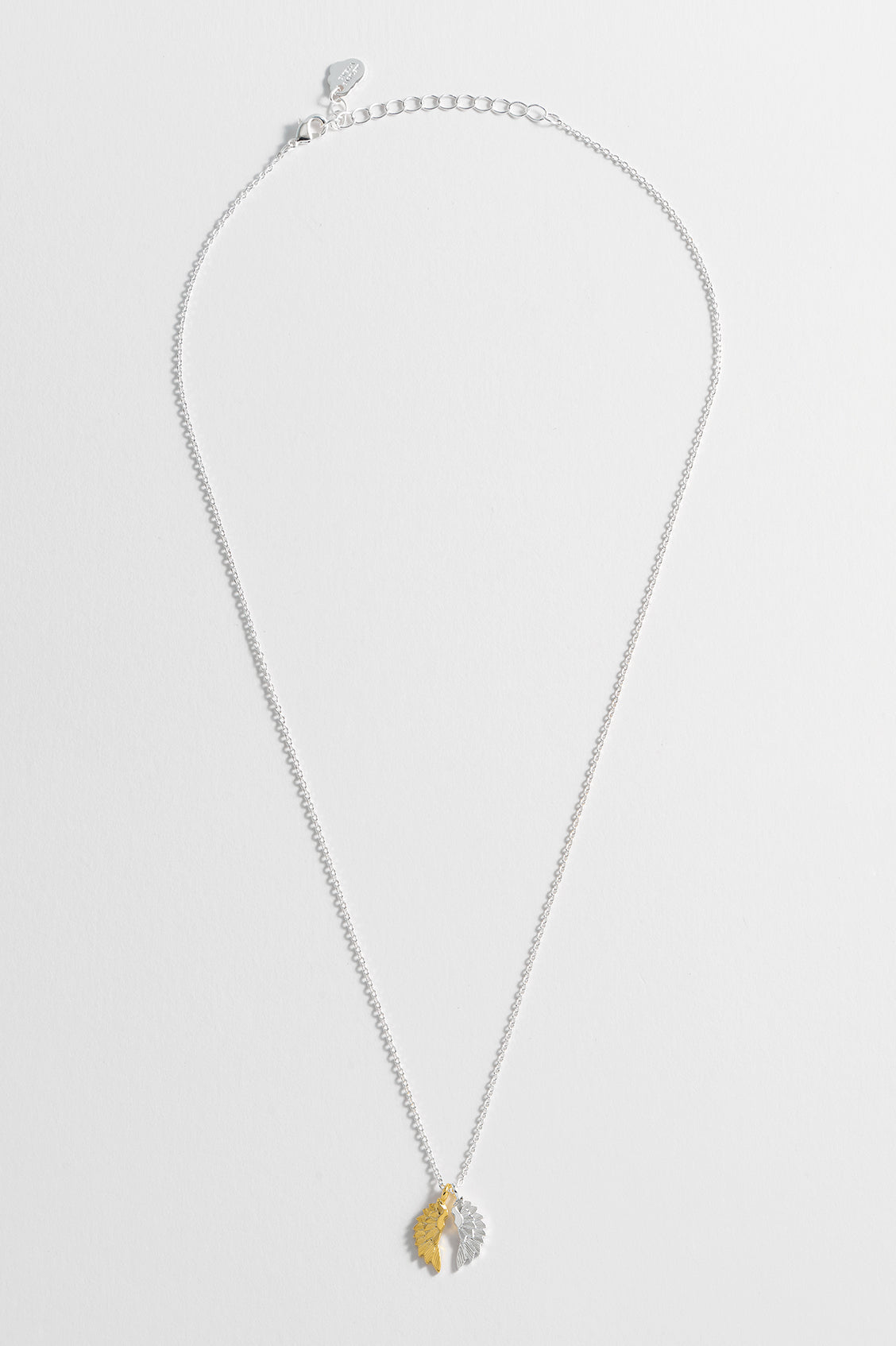 Wings Necklace Eb1131C - Elegant Sterling Silver Wing Pendant for Women - Perfect for Everyday Wear, Gifts & Special Occasions