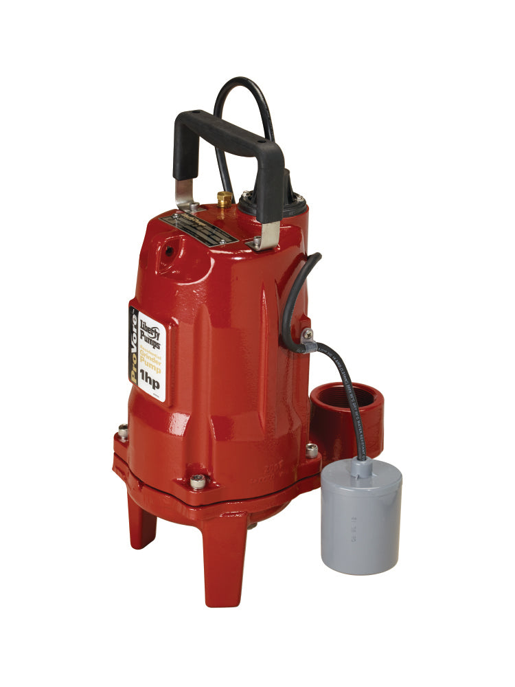 1 HP 1 Phase 230V ProVore Residential Grinder Pump with 25-Foot Cord - PRG102M by Liberty Pumps - Ideal for Basement, Septic & Wastewater Systems