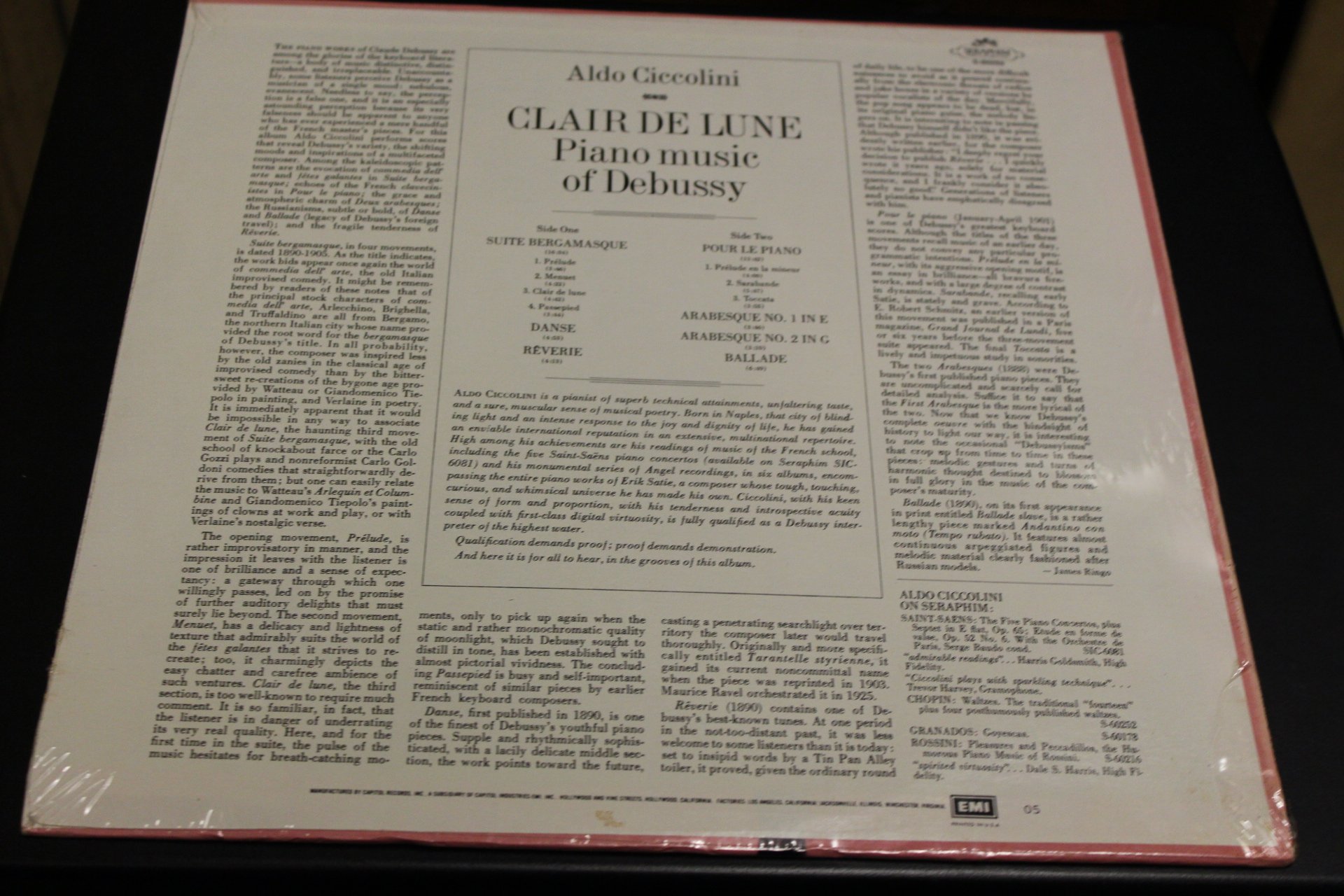 Clair De Lune by Aldo Ciccolini - Debussy Piano Music Album | Classical Music for Relaxation, Study & Romantic Evenings