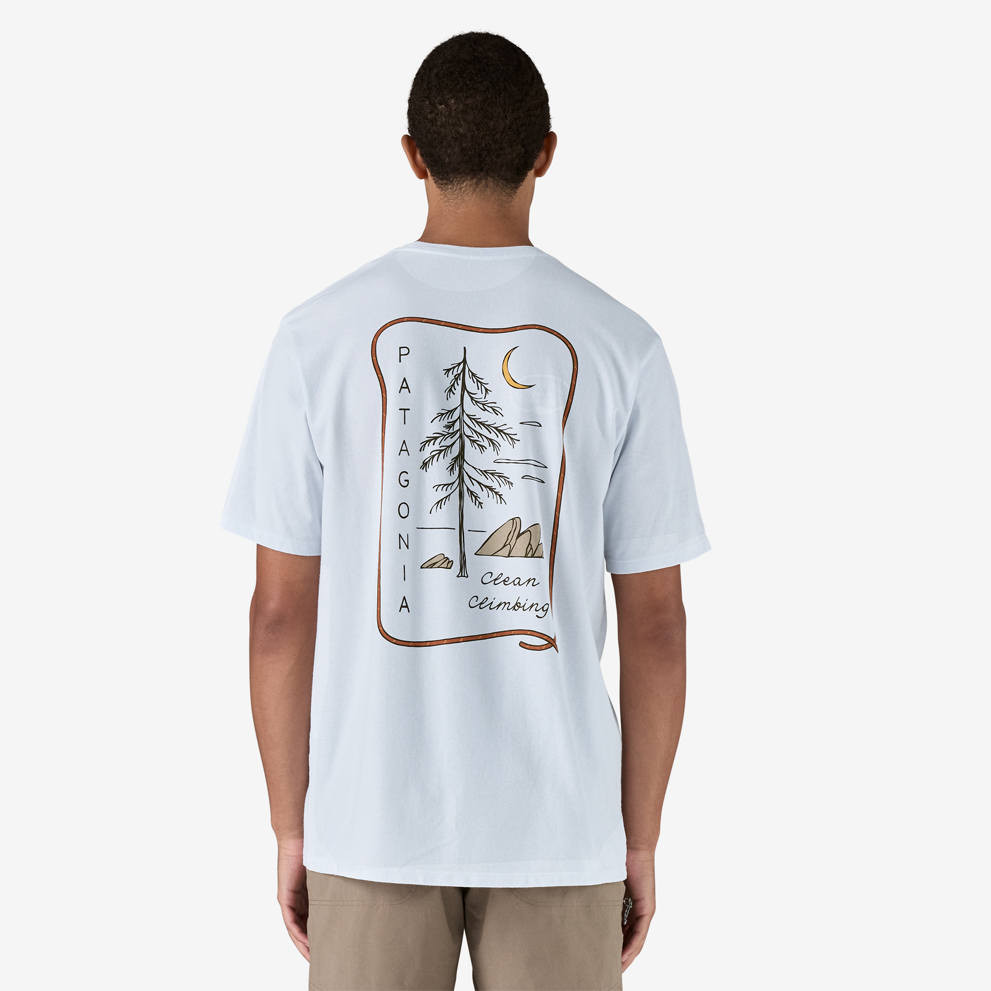 Men's Clean Climb Roots Responsibili Tee® - Eco-Friendly Organic Cotton T-Shirt for Hiking & Outdoor Adventures