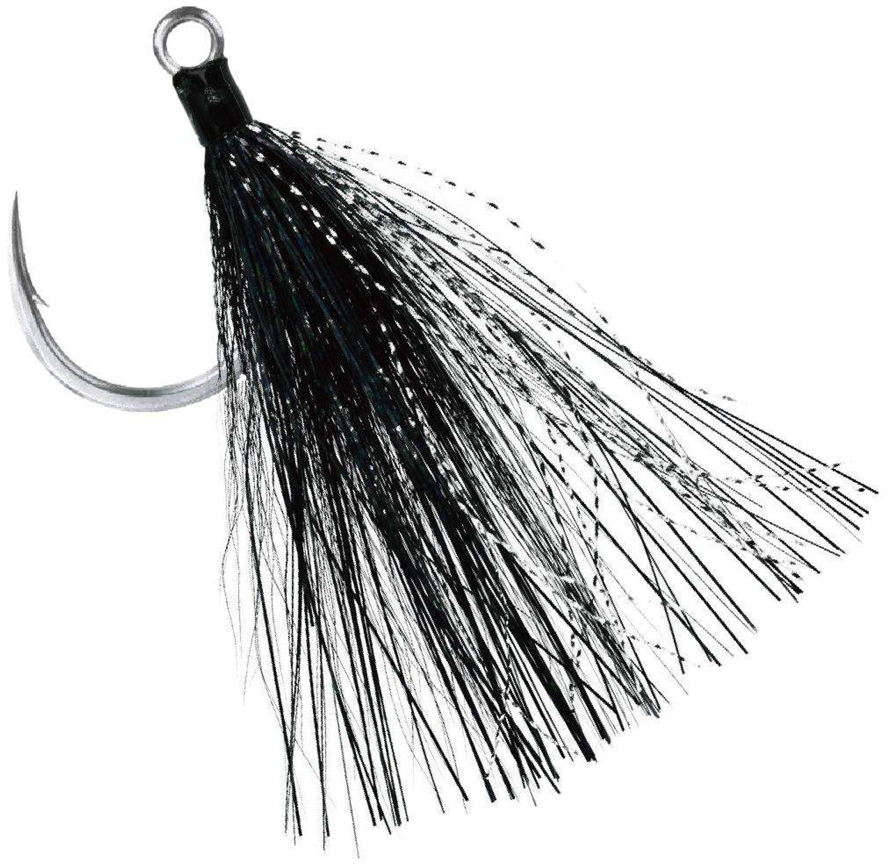 BKK Hooks - Lone Diablo Bucktail Inline Single Fishing Hooks for Bass, Trout & Saltwater Fishing | Premium Quality Sharp Hooks for Freshwater & Saltwater Angling