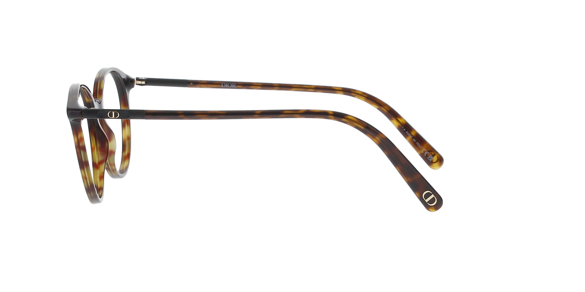 Dior MiniCD Round Havana Sunglasses - Classic Designer Shades for Women & Men | Perfect for Beach, Driving & Outdoor Activities