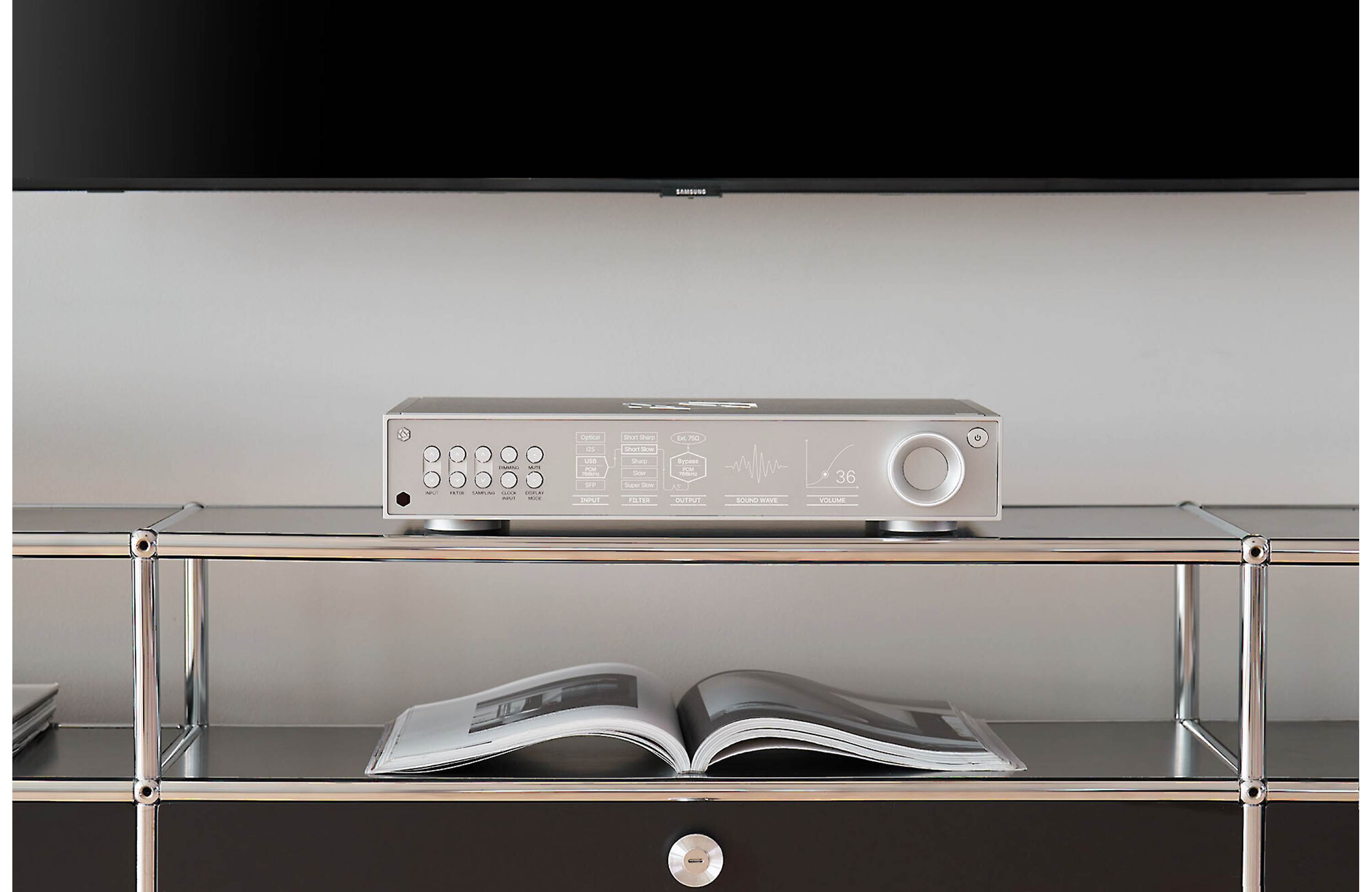 HiFi Rose RD160 High-Resolution Digital to Analog Converter (DAC) - Premium Audio Converter for Home Theater & Audiophile Systems - Perfect for Vinyl Digitizing & Music Streaming