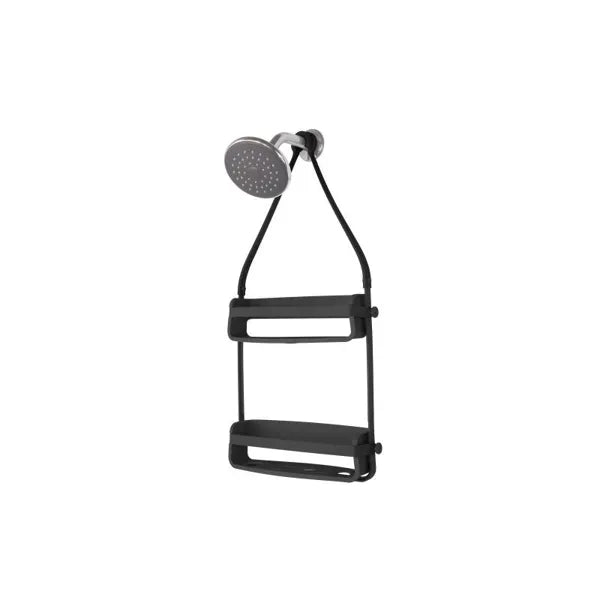 Rust-Free Shower Caddy Organizer - Black, White or Grey | Bathroom Storage for Shampoo, Conditioner & Soap | Perfect for Small Spaces & Dorm Showers
