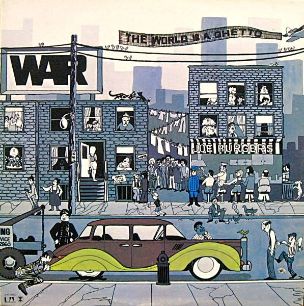 War - The World Is A Ghetto LP Album (Vinyl Record, Reissue, VG+ Condition) - Perfect for Vintage Music Collectors & 70s Soul Funk Enthusiasts