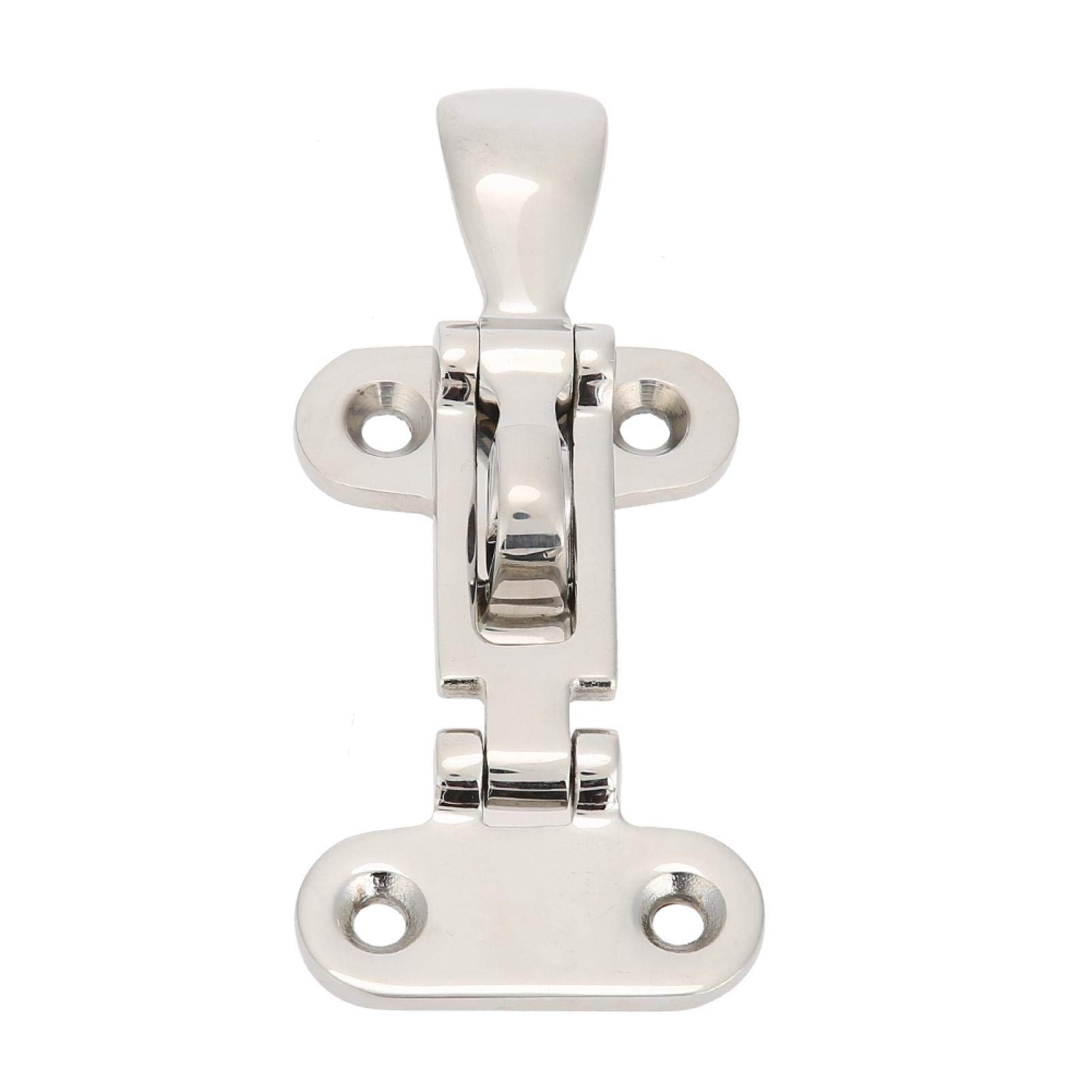 Lockable Marine Boat Hasp - Anti-Rattle Boat Latch with Smooth Cam Action for Secure Storage | Ideal for Boat Lockers, Hatches & Deck Boxes