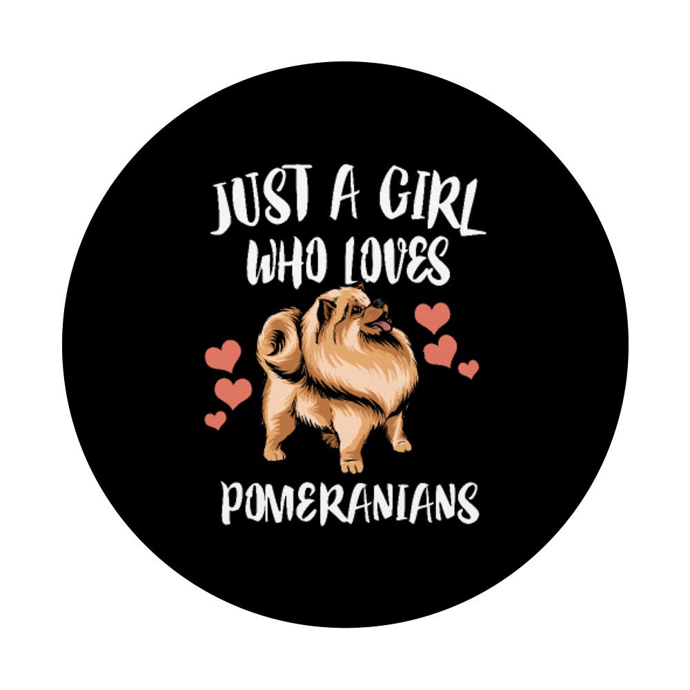 Pomeranian Dog PopSocket - Swappable Phone Grip for Dog Lovers