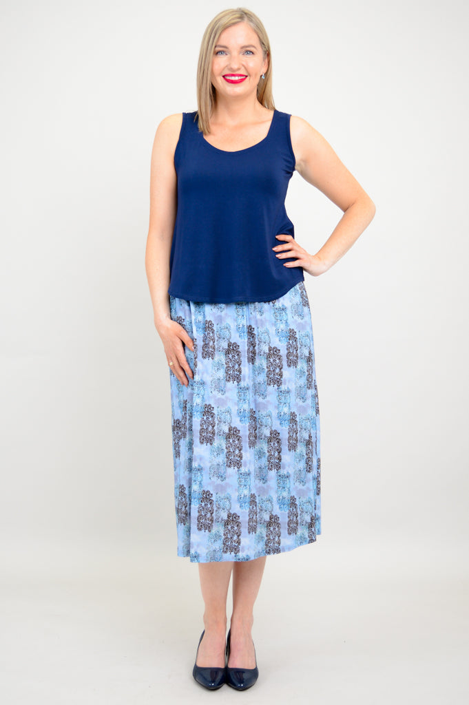 Blythe Skirt by Lifetree - Premium Linen Bamboo Blend Women's Skirt for Summer, Casual Wear, and Outdoor Activities