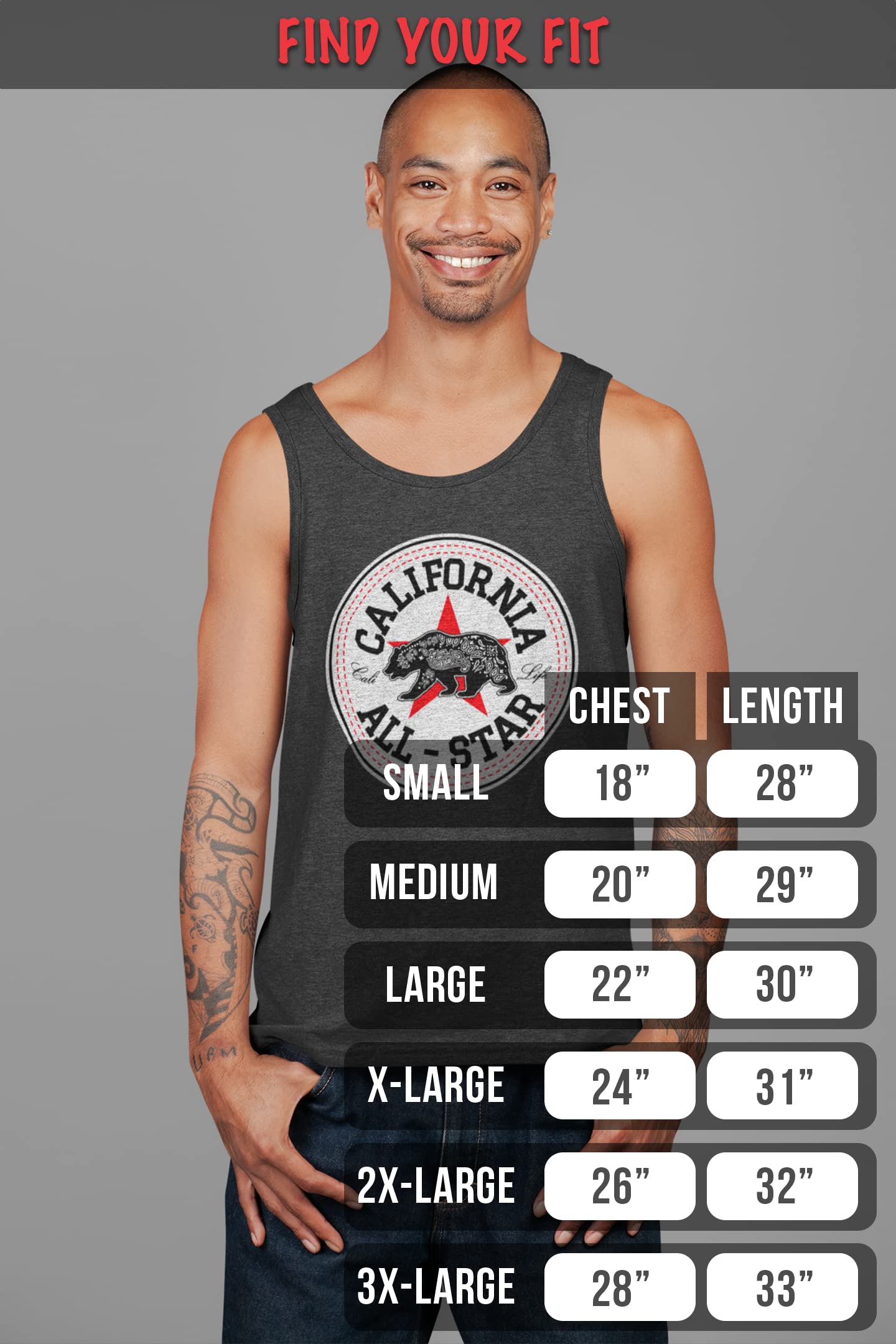 California All Star Men's Shirt - Cali Life Bandana Bear Graphic Tee | Casual Streetwear for Men | Perfect for Summer Outfits, Concerts & Beach Days
