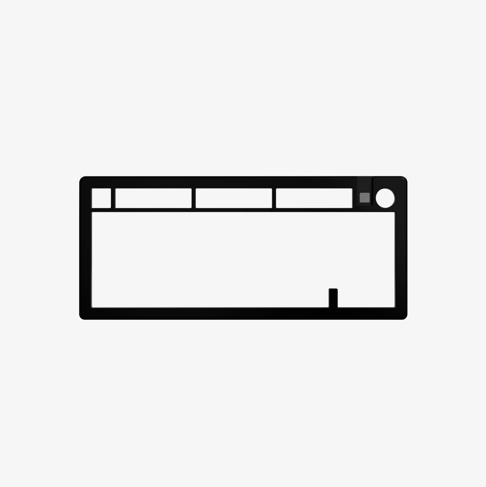GMMK 3 Mechanical Keyboard Top Frame Replacement - Compatible with GMMK 3 Custom Keyboards - Durable Aluminum Frame for Gaming & Typing - Perfect for PC, Mac & Office Setup