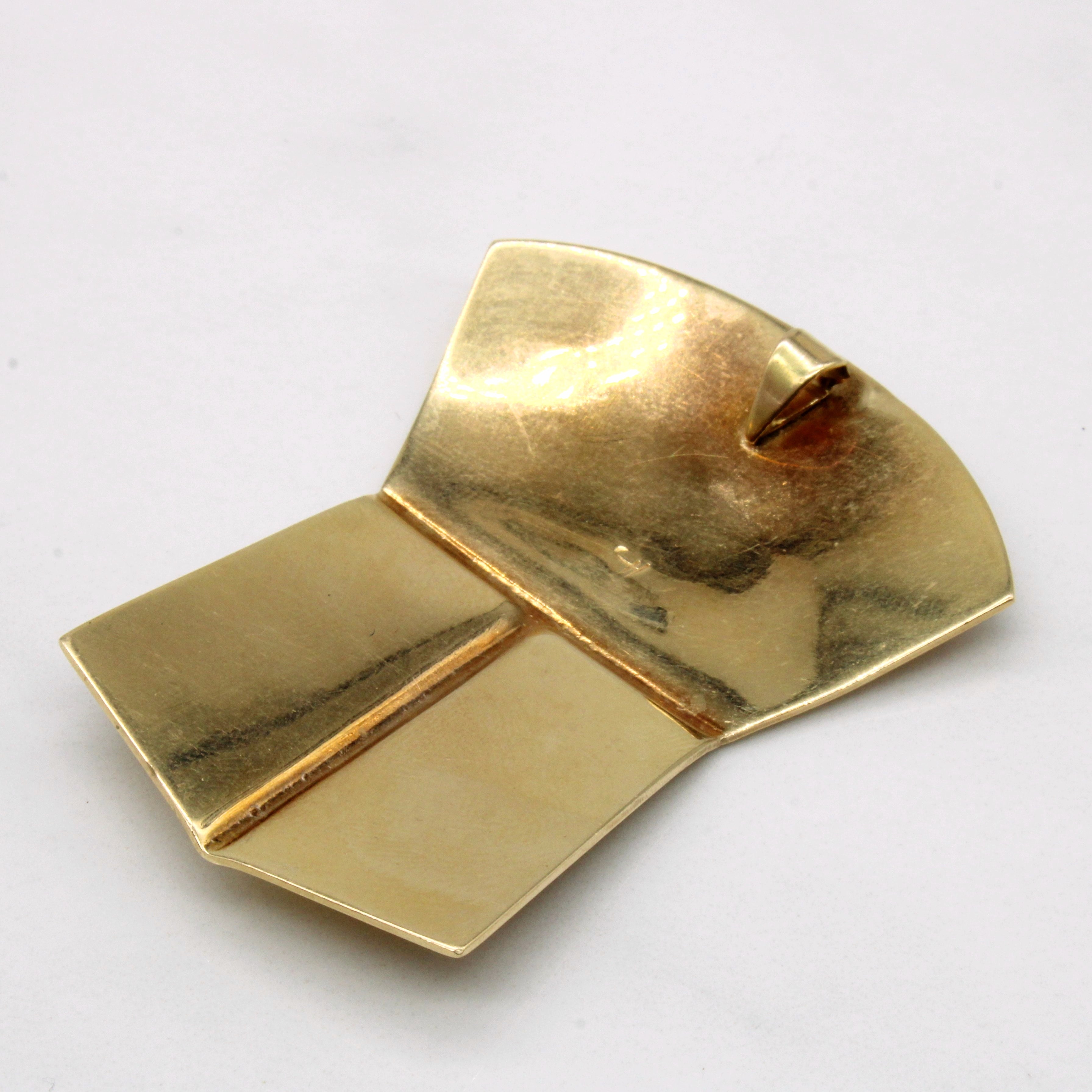 14K Yellow Gold Indigenous Pendant Necklace - Handmade Native American Jewelry for Women - Perfect for Gifts, Weddings & Cultural Events