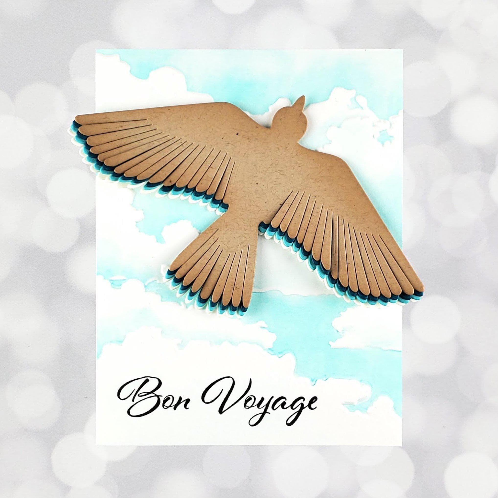 Cloudy Day 3D Embossing Folder for Card Making - Scrapbooking & Paper Craft Supplies - Perfect for DIY Greeting Cards, Invitations, and Home Decor Projects