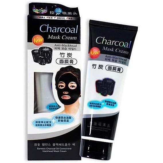 ELITEWAY Charcoal Peel Off Face Mask - Deep Cleansing & Blackhead Removal (480g, Pack of 4) for Oily & Acne-Prone Skin - Perfect for Spa Night & Self-Care Routine