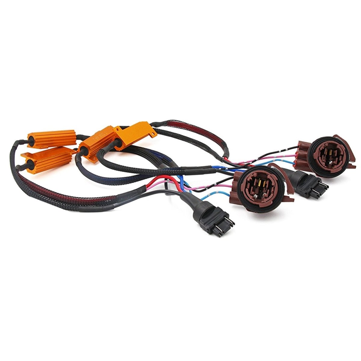 T25 3157 LED Load Resistor - Fix Hyper Flash & Error Codes for Turn Signal Lights | Compatible with Cars, Trucks, SUVs & Motorcycles