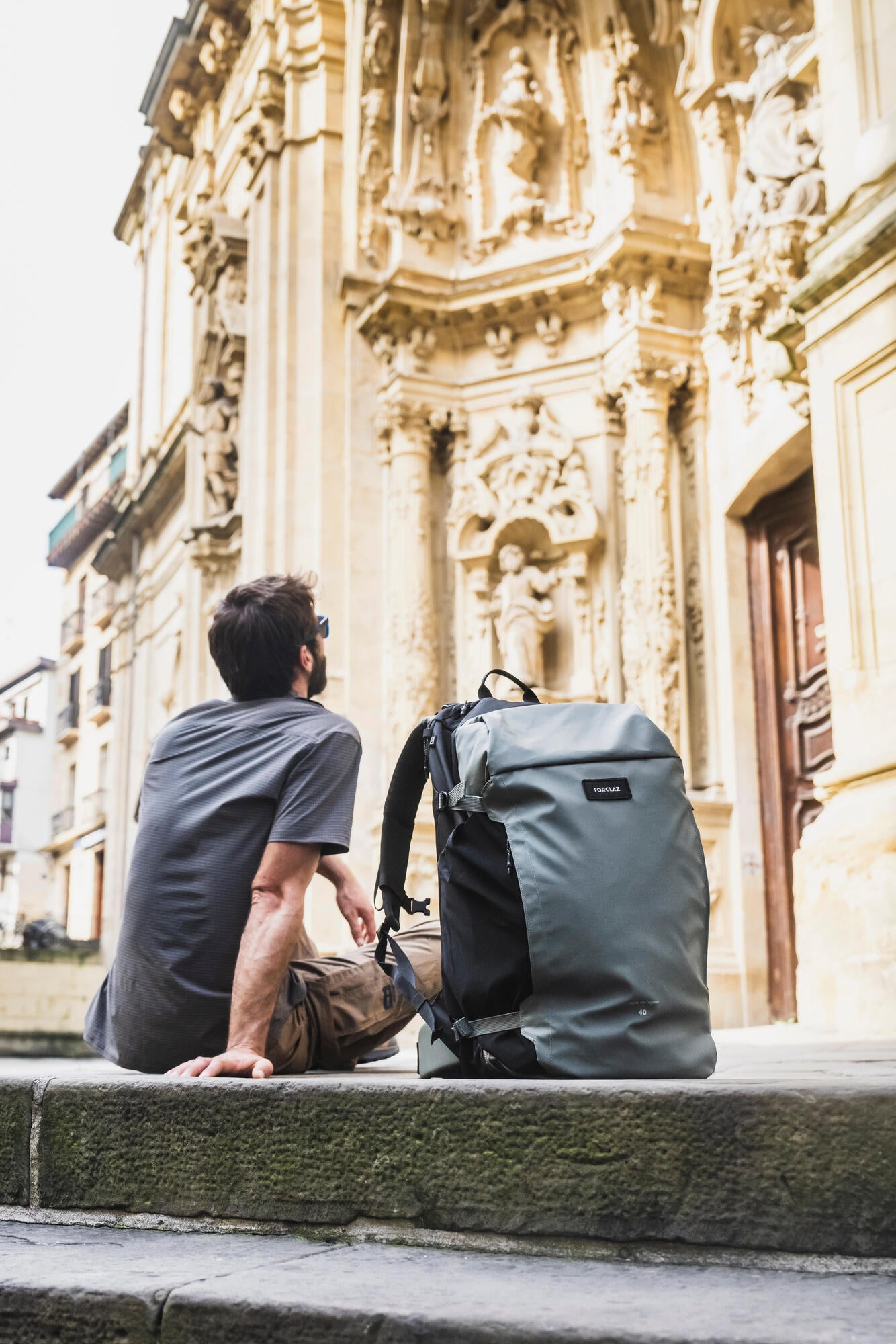 Forclaz Travel 500 40L Organizer Backpack - Lightweight Hiking & Camping Gear for Outdoor Adventures