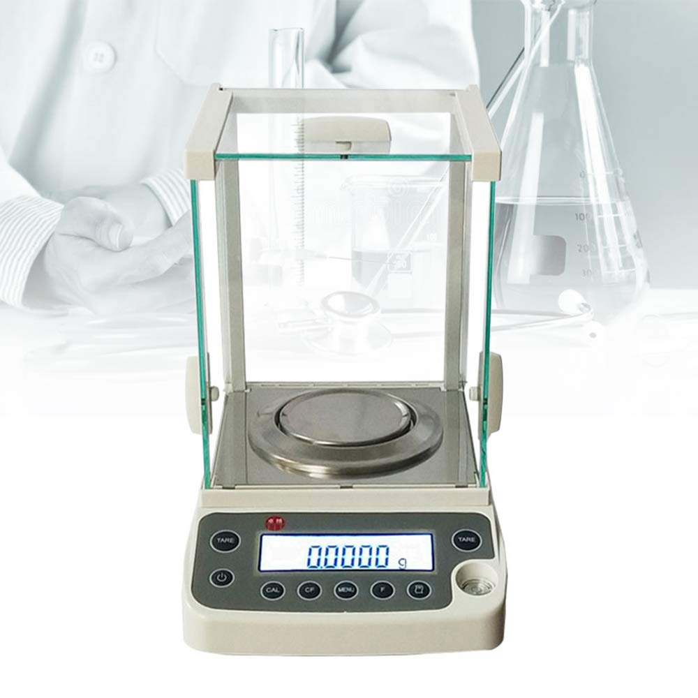 High Precision 0.1mg/120g Digital Analytical Balance - 110V Lab Scale with LCD Display, Calibration & Piece Count Function - Perfect for Scientific Research, Jewelry Weighing & Pharmaceutical Measurements