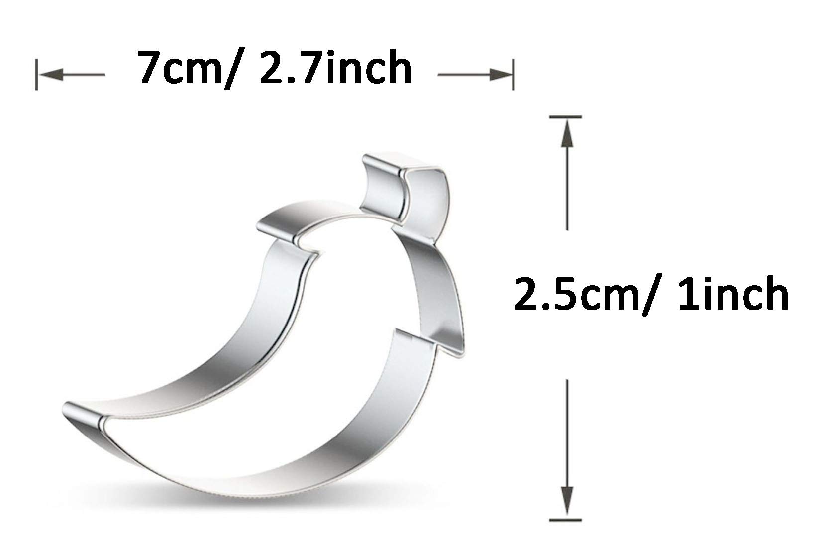Green Pepper & Red Chili Cookie Cutter Set - Stainless Steel Baking Tools for Christmas, Halloween, Party Decorations & DIY Cookie Making