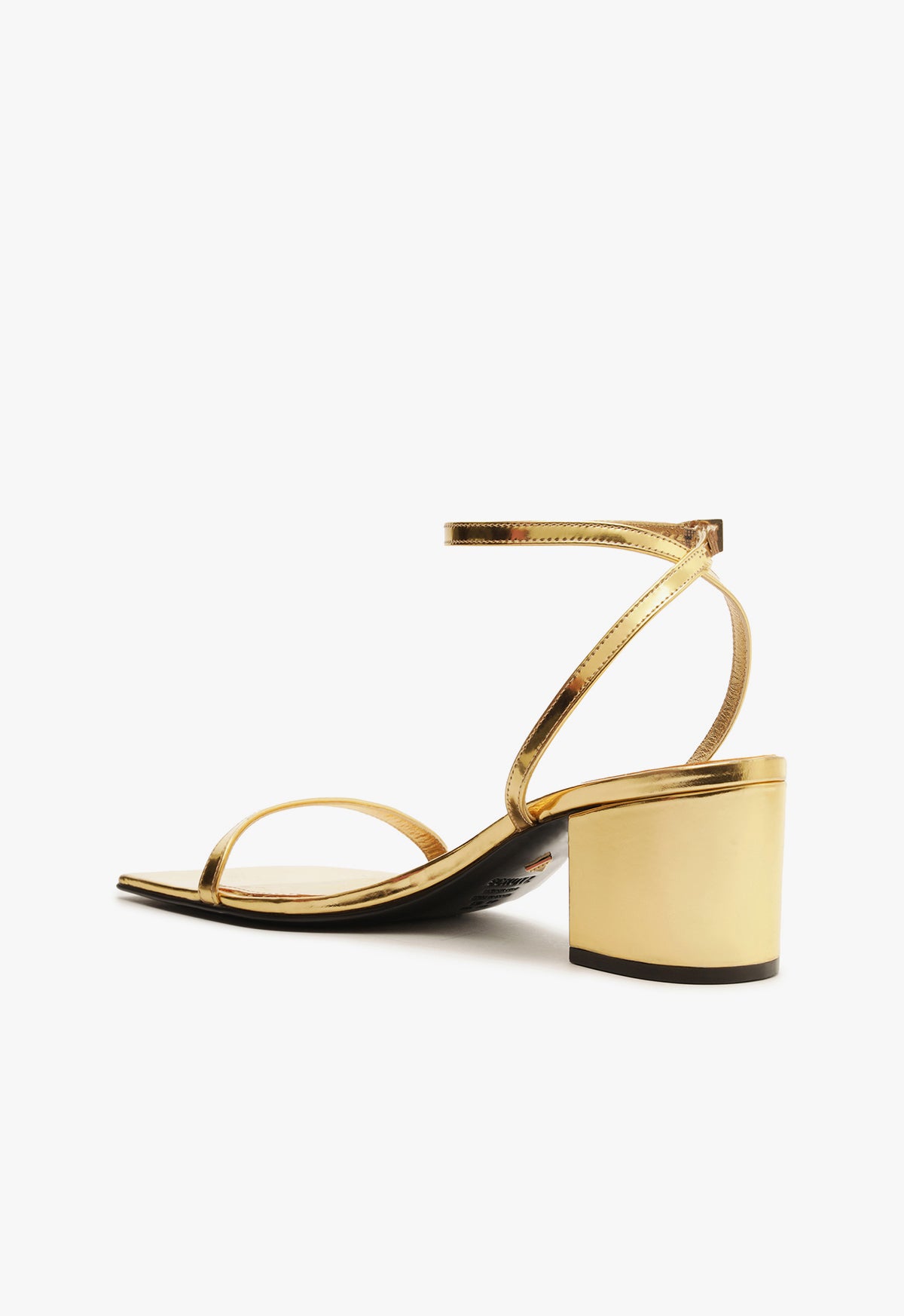 Kendall Specchio Leather Sandals for Women - Mid Heel Height 2.4