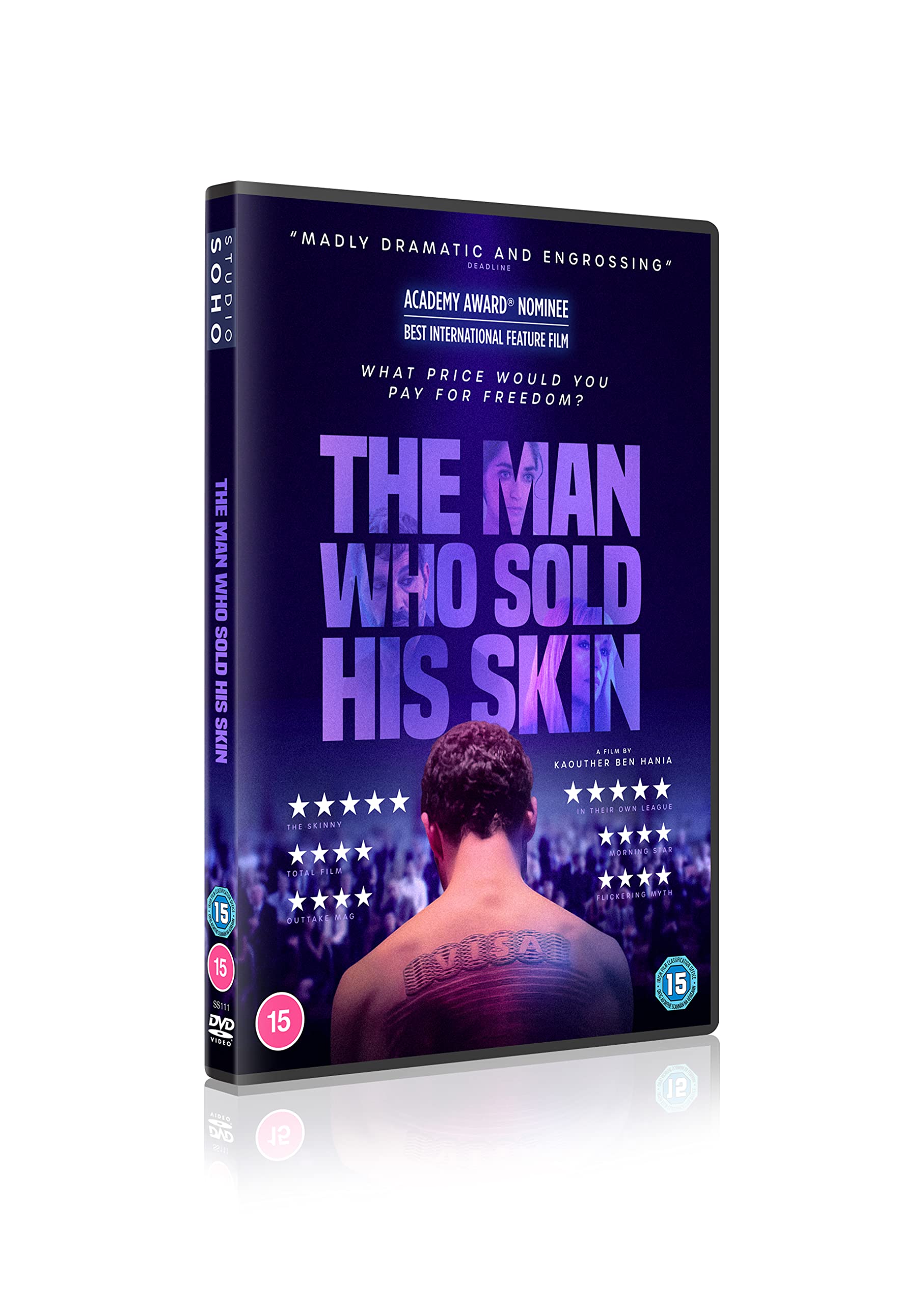 The Man Who Sold His Skin (2021) DVD | Award-Winning Drama Film | Perfect for Movie Nights & Film Studies