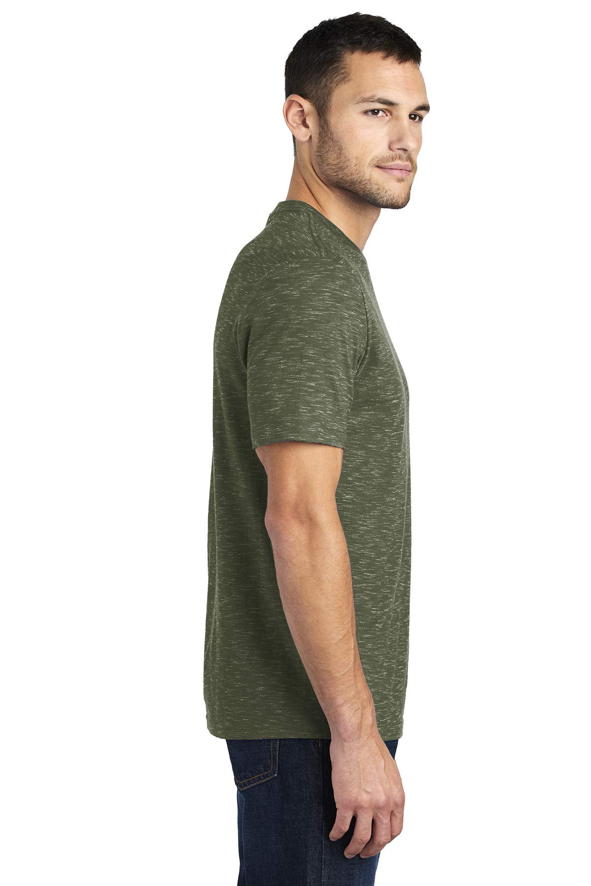 District Men's Medal Tear-Away Label T-Shirts - Comfortable Casual Tees for Gym, Workout & Everyday Wear
