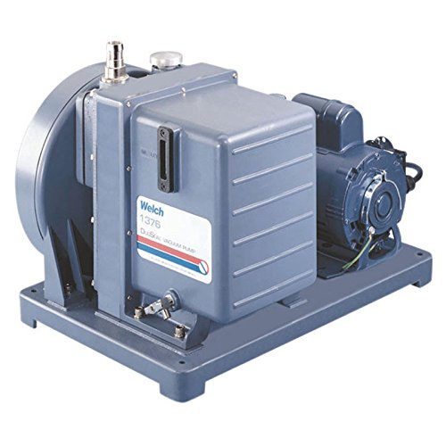 Welch Vacuum 1376C-03 DuoSeal Belt-Drive Vacuum Pump 300 LPM 230V with Schuko Plug - High Performance Lab Vacuum Pump for Chemistry, Research & Industrial Applications