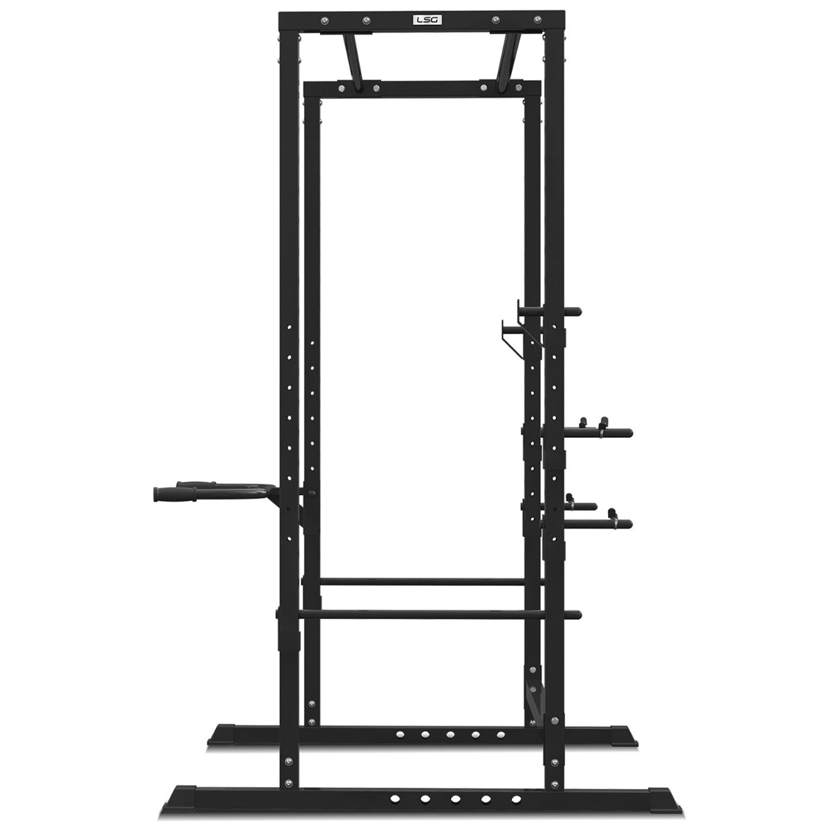 LSG Power Rack 300 - Heavy Duty Squat Rack with Pull-Up Bar for Home Gym Strength Training | Perfect for Weightlifting, CrossFit & Bodybuilding Workouts