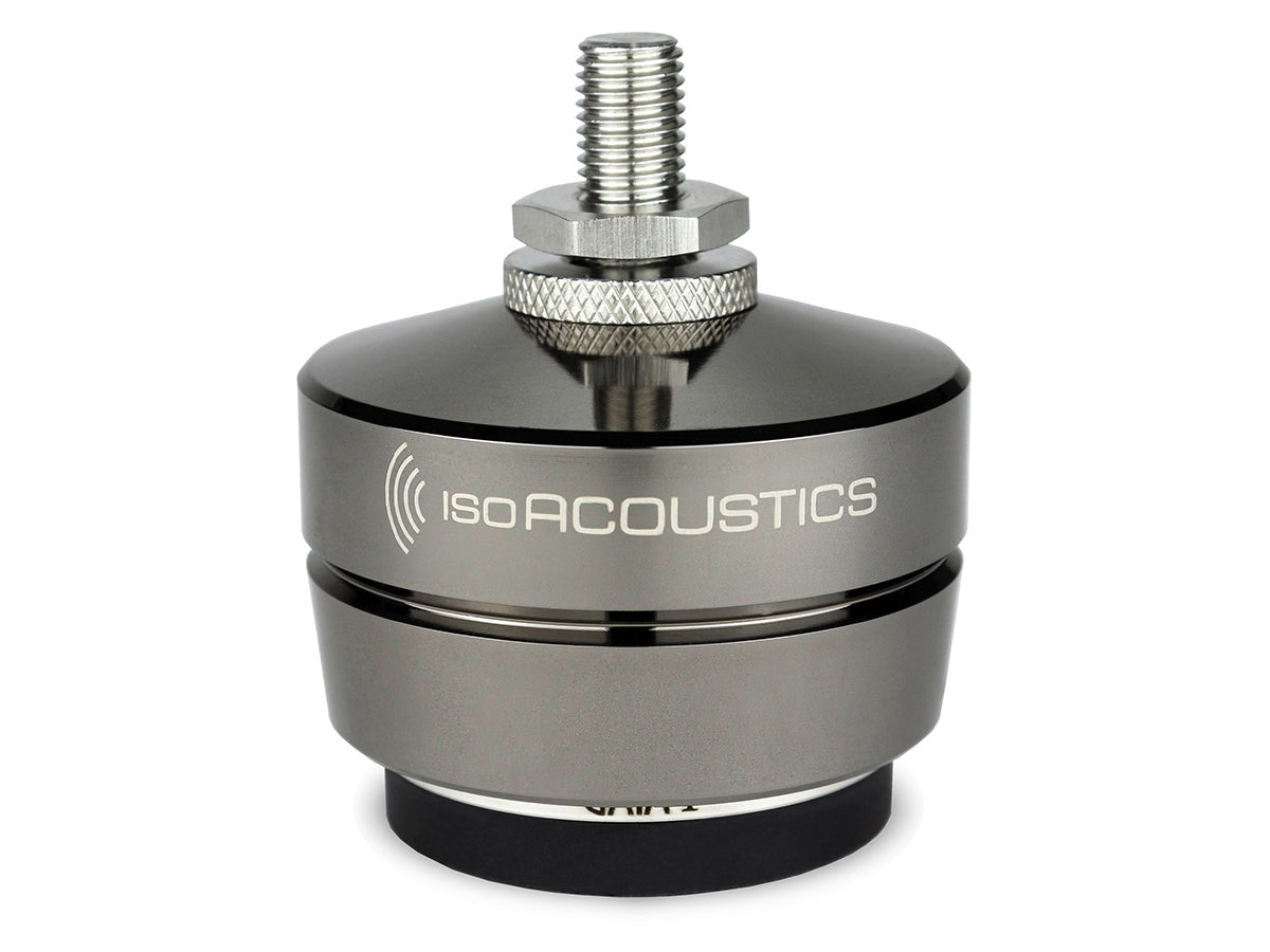 IsoAcoustics GAIA I Speaker Isolation Feet (Set of 4) - 220 lb Capacity - Reduce Vibration & Improve Audio Clarity for Home Theater & Studio Monitors