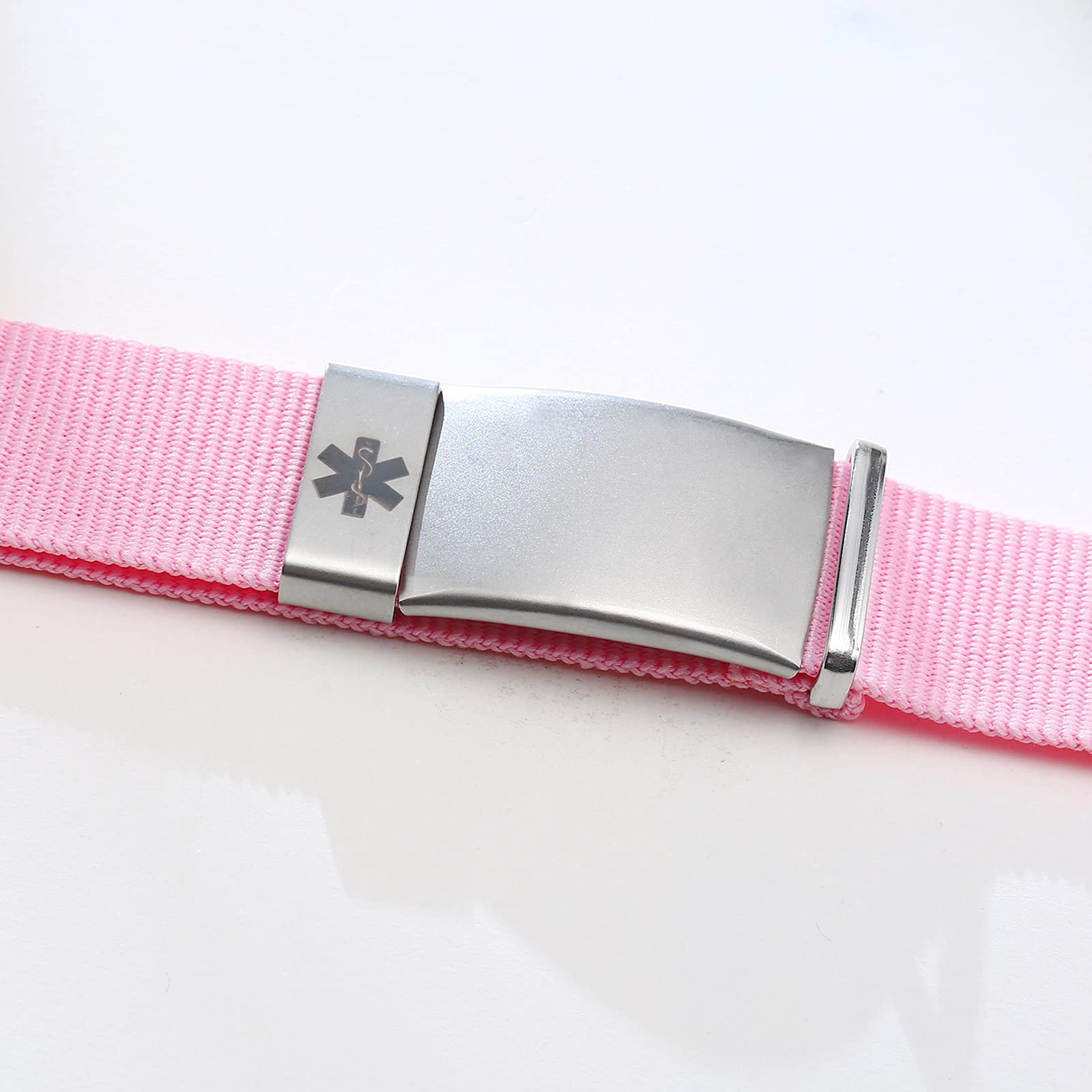VNOX Custom Medical Alert Bracelet for Men & Women - Adjustable Stainless Steel Sport ID Bracelet for Emergency Health Conditions - Perfect for Running, Hiking & Daily Wear