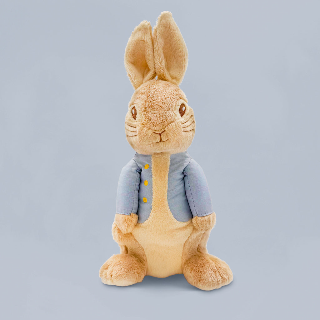 Large Peter Rabbit and Flopsy Bunny Plush Stuffed Animals - Cute Bunny Soft Toy Gift Set for Kids, Easter Decorations & Nursery Room Decor