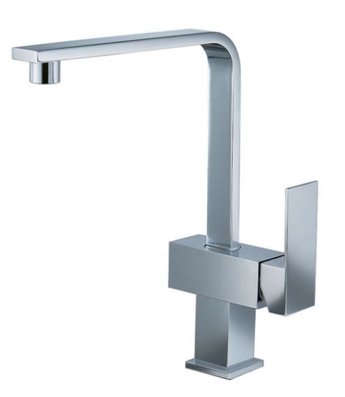 Dawn D753325 Single Lever Kitchen Faucet - Stainless Steel Pull Down Sprayer with High Arc Spout for Modern Kitchen Sink (Perfect for Washing Dishes, Filling Pots & Daily Cooking Tasks)