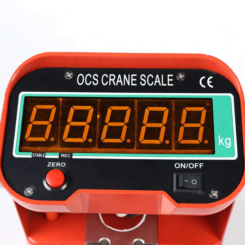 Digital Crane Scale 6600LB/3000KG with Remote Control - High Precision Industrial Hanging Scale with LED Display for Heavy Duty Lifting - Perfect for Hunting, Farm, Factory & Construction Use