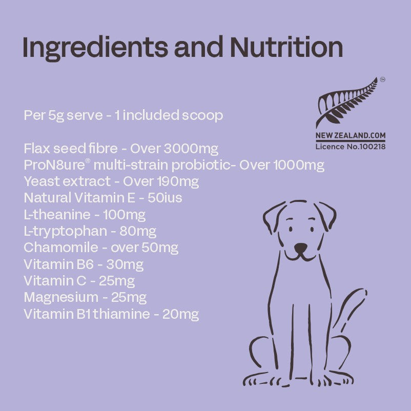 Canine Calm Calming Supplement for Dogs - Natural Stress & Anxiety Relief for Pets - Perfect for Travel, Storms, and Separation Anxiety